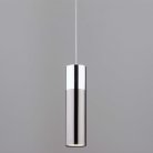Подвесной светильник Eurosvet 50135/1 LED хром/черный жемчуг 12W 00000084445 Double Topper