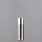Подвесной светильник Eurosvet 50135/1 LED хром/черный жемчуг 12W 00000084445 Double Topper