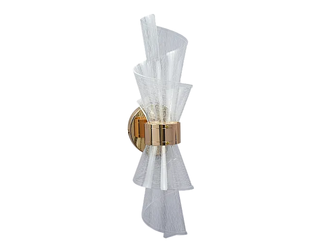 Бра ACRILE 8W LED 1100LM G ЗОЛОТО/ПРОЗРАЧНЫЙ 2700-4200-6400K Lightstar 737672