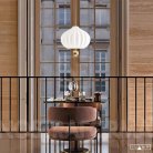Подвесной светильник iLamp 10808P/1 WHITE&GOLD PEAR