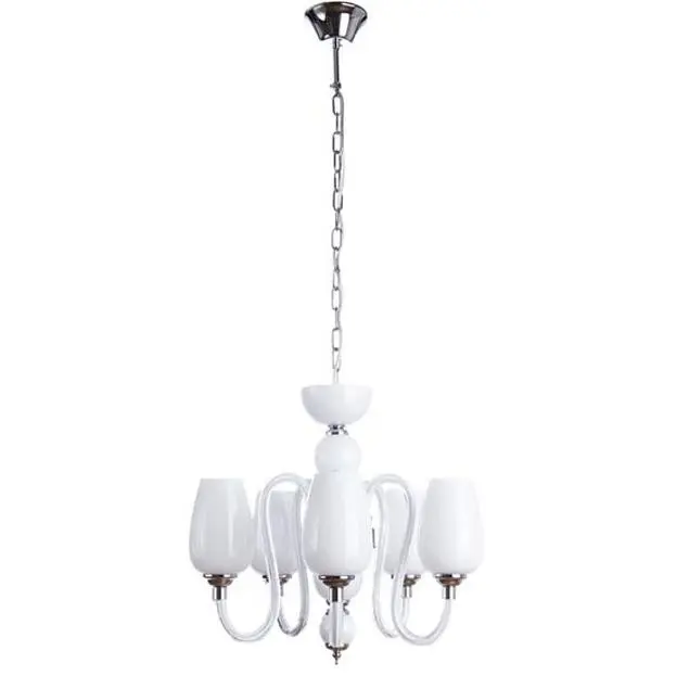 Подвесная люстра Arte Lamp A1404LM-5WH LAVINIA Подвесная люстра Arte Lamp A1404LM-5WH LAVINIA