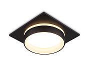 Встраиваемый светильник Ambrella light TN6710 BK черный IP44 GX53 max 15W 105*105*45
