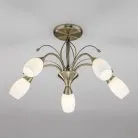 Потолочная люстра Eurosvet 30280/5 античная бронза Ginevra a043220