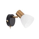 Спот Arte Lamp A3117AP-1BK Falena
