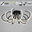 Потолочная люстра Reluce 74390-0.3-5+5 black