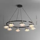 Кольцевые люстры и светильники BRAMER RING 8 плафонов Lampatron 8554-23778