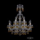 Люстра хрустальная Bohemia 1410/8+4/195/XL-66 Pa V1003