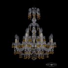 Люстра хрустальная Bohemia 1410/8+4/195/XL-66 Pa V1003