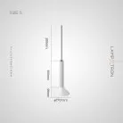 Подвесной светильник RANDOR Размер S. Цвет белый матовый. 3500K Lampatron randor-s-white-3500k 8682-24289