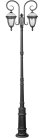Наземный фонарь Oasis Light 89110LA/18/E7 Bl мат/тр St.LOUIS L