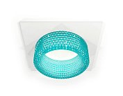 Комплект встраиваемого светильника с композитным хрусталем Ambrella light XC6520043 Techno