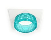Комплект встраиваемого светильника с композитным хрусталем Ambrella light XC6520043 Techno