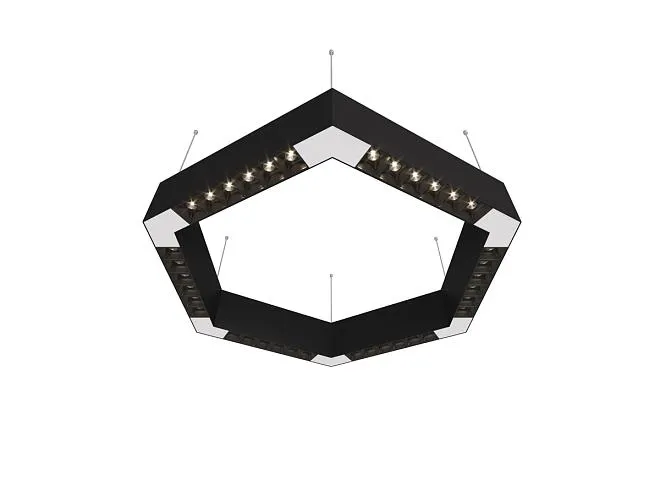 Подвесной светодиодный светильник 0,5м 36Вт 48° Donolux dl18515s111b36.48.500bw Eye-hex Подвесной светодиодный светильник 0,5м 36Вт 48° Donolux dl18515s111b36.48.500bw Eye-hex