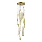 Светильник подвесной Латунь/Прозрачный LED 1*99W 3000K ST-LuceSL6205.303.09 ELICA