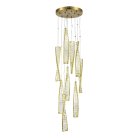 Светильник подвесной Латунь/Прозрачный LED 1*99W 3000K ST-LuceSL6205.303.09 ELICA