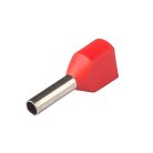 Наконечник штыревой втулочный изолированный НШВИ(2) 1,0-10 (упаковка 100 шт) Stekker 50386 LD406-1010