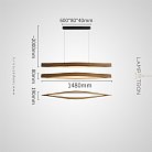 Реечный, рядный светильник ANGE LONG Цвет светлое дерево Lampatron ange-long-lightwood 9026-25676