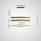 Реечный, рядный светильник ANGE LONG Цвет светлое дерево Lampatron ange-long-lightwood 9026-25676