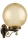 Настенный фонарь уличный Oasis Light 88201PG 02 Gb Globo Prism gold