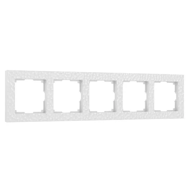 Рамка на 5 постов Werkel W0052401 (белый) Hammer a052529 Рамка на 5 постов Werkel W0052401 (белый) Hammer a052529