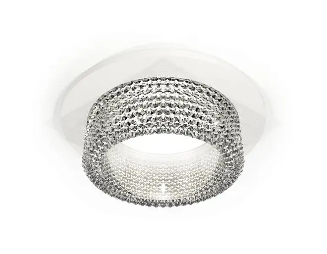 Комплект встраиваемого светильника с композитным хрусталем Ambrella light XC6512040 Techno Комплект встраиваемого светильника с композитным хрусталем Ambrella light XC6512040 Techno