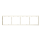 Рамка пластиковая на 4 пост, (хлопок) Voltum VLS100413 S70