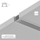 Профиль для ленты 2м Arte Lamp A221205R INTEGRATION