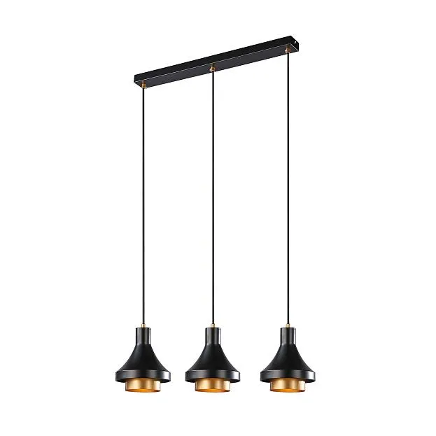 Подвесной светильник Escada 1147/3S E27*60W Black Escada 1147/3S Black