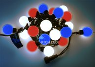 Гирлянда Rich LED RL-S5-20C-40B-B/WBR