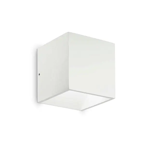 Уличный настенный светильник Ideal Lux 269313 RUBIK AP1 D10 BIANCO 3000K Уличный настенный светильник Ideal Lux 269313 RUBIK AP1 D10 BIANCO 3000K
