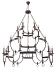 Люстра Crystal Lux SUERTE BROWN SP12+6+6 3110/324