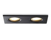 Светильник встраиваемый черный GU5.3 160*81*28 Ambrella light TN102461/2 BK