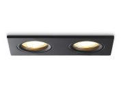 Светильник встраиваемый черный GU5.3 160*81*28 Ambrella light TN102461/2 BK