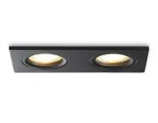 Светильник встраиваемый черный GU5.3 160*81*28 Ambrella light TN102461/2 BK