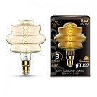 Лампа Gauss 161802008E27 8W 2400K золотая Flexible