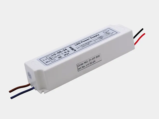 Блок Питания для ленты IP 67 пластик 50 W, 24V, SWG LV-50-24 00000000270