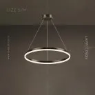 Кольцевые люстры и светильники CRUISE ONE LUX Размер M. 60 см Lampatron 5750-15139