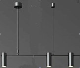 Подвесной светильник ADIS Black ImperiumLoft 212661-26 ADIS01