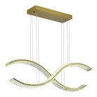 Светильник подвесной Латунь/Прозрачный LED 1*44W 3000K ST-Luce SL6206.303.44 ACENO