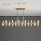 Реечный, рядный светильник SELMER LONG 48 ламп Lampatron 7657-21426