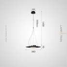 Подвесной светильник VILLEM Размер S. Цвет черный Lampatron villem-black-s-neut 9031-25695