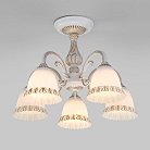 Потолочная люстра Eurosvet 60107/5 белый с золотом a045771 Campina