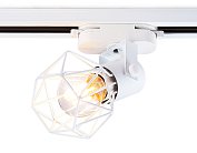 Трековый однофазный светильник со сменной лампой WH белый Ambrella light GL5001