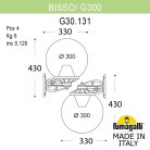 Светильник уличный настенный FUMAGALLI BISSO/G300 G30.131.000.VYF1RDN GLOBE 300