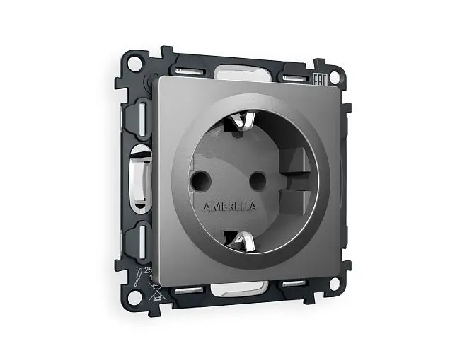 Комплект механизма электрической розетки Ambrella Volt MA657010 QUANT Комплект механизма электрической розетки Ambrella Volt MA657010 QUANT