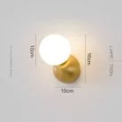 Бра BURE Цвет: Латунь Lampatron f-bure-brass 8248-22476