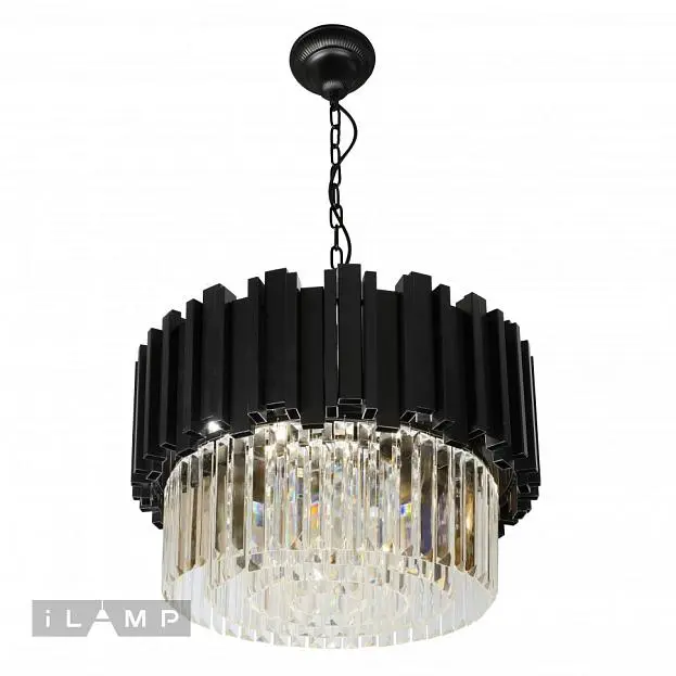 Подвесная люстра iLamp MD8584-6 BK Element Подвесная люстра iLamp MD8584-6 BK Element
