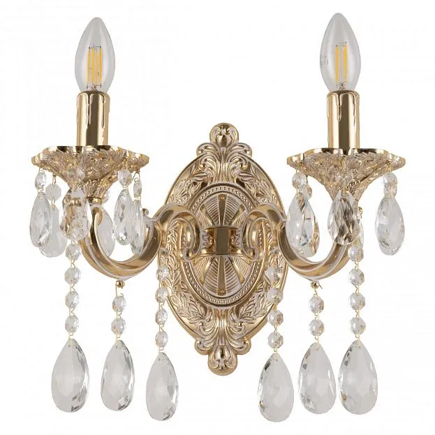 Бра с хрустальными подвесками Bohemia Ivele Crystal AL7801B10/2/175 A GW