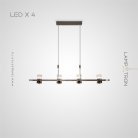 Реечный, рядный светильник MEDVIN LONG 4 лампы Lampatron medvin-long-4 7713-21621