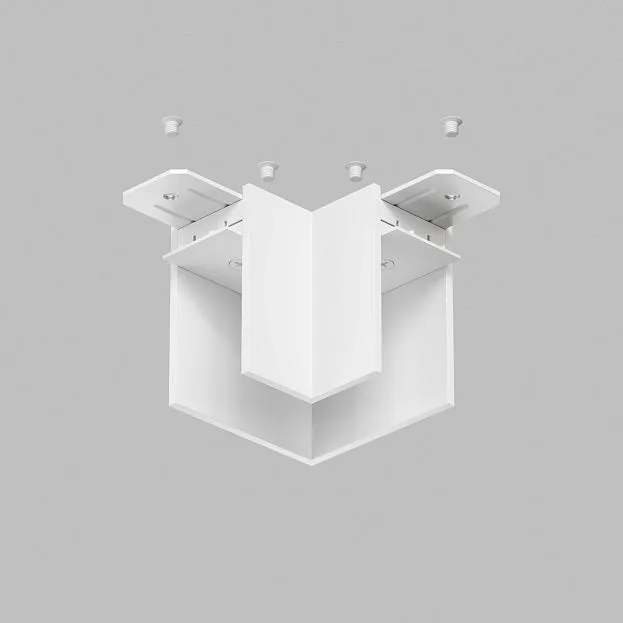 Угловой соединитель для шинопровода Denkirs TR2102-WH SMART BASE